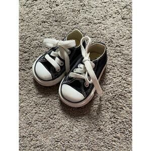 Black Baby Converse- size 2